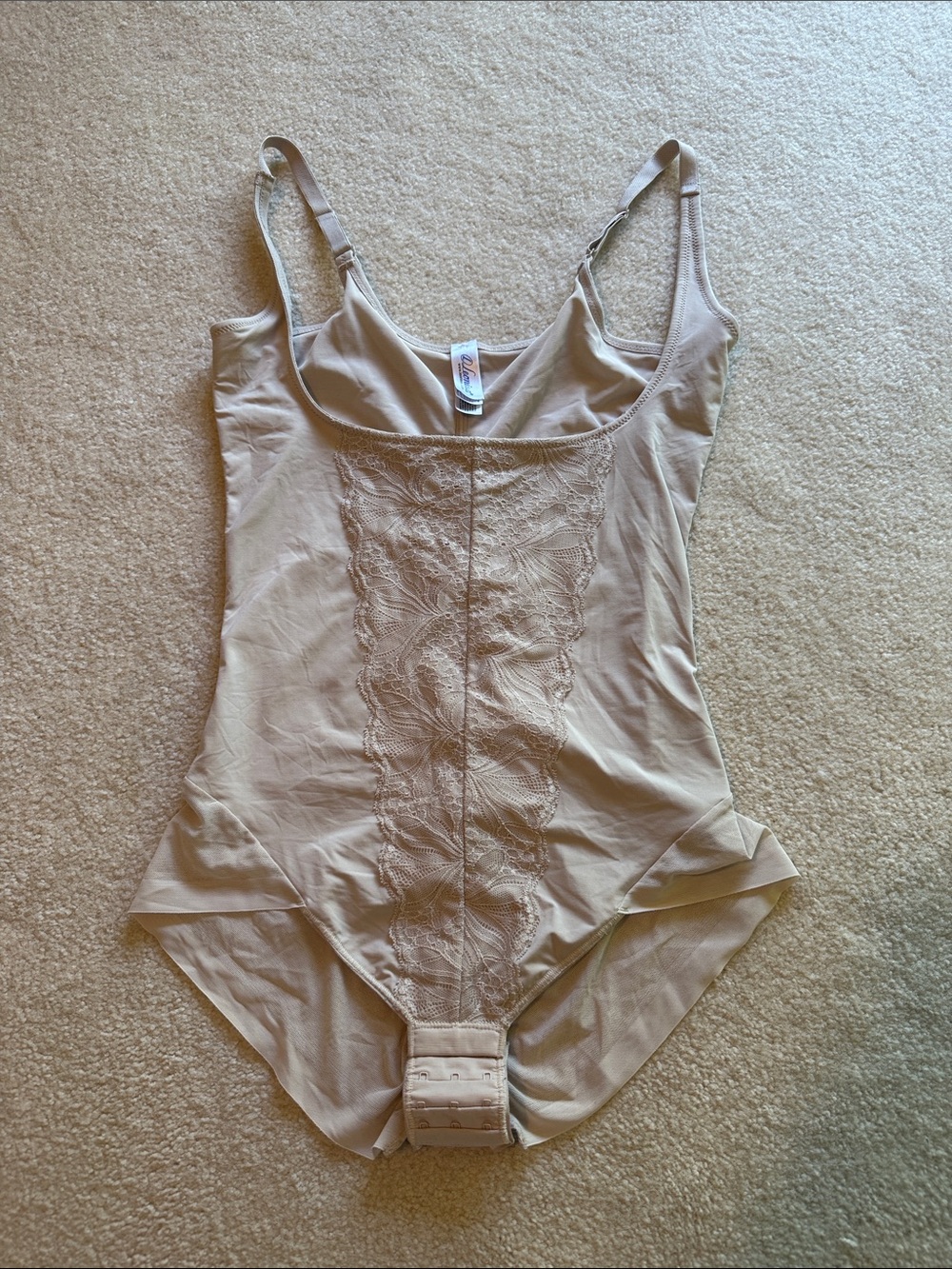 Leonisa Beige Shapewear Bodysuit - XL